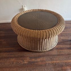 Rattan Coffee Table 