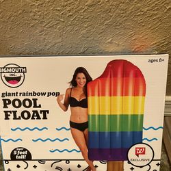 Giant Rainbow 🌈  Pop Pool Float 5 ft Tall