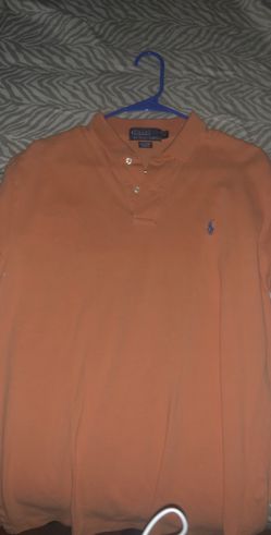 RALPH LAUREN ORANGE POLO STEAL**