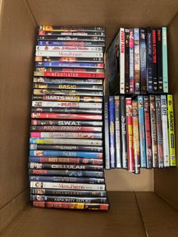 Large Lot of Assorted DVDs – 50+ Movies