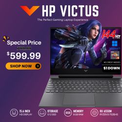 🎮 HP Victus Gaming Laptop – $599 or $1 Down! Save $200 + 1-Year Warranty 🔥