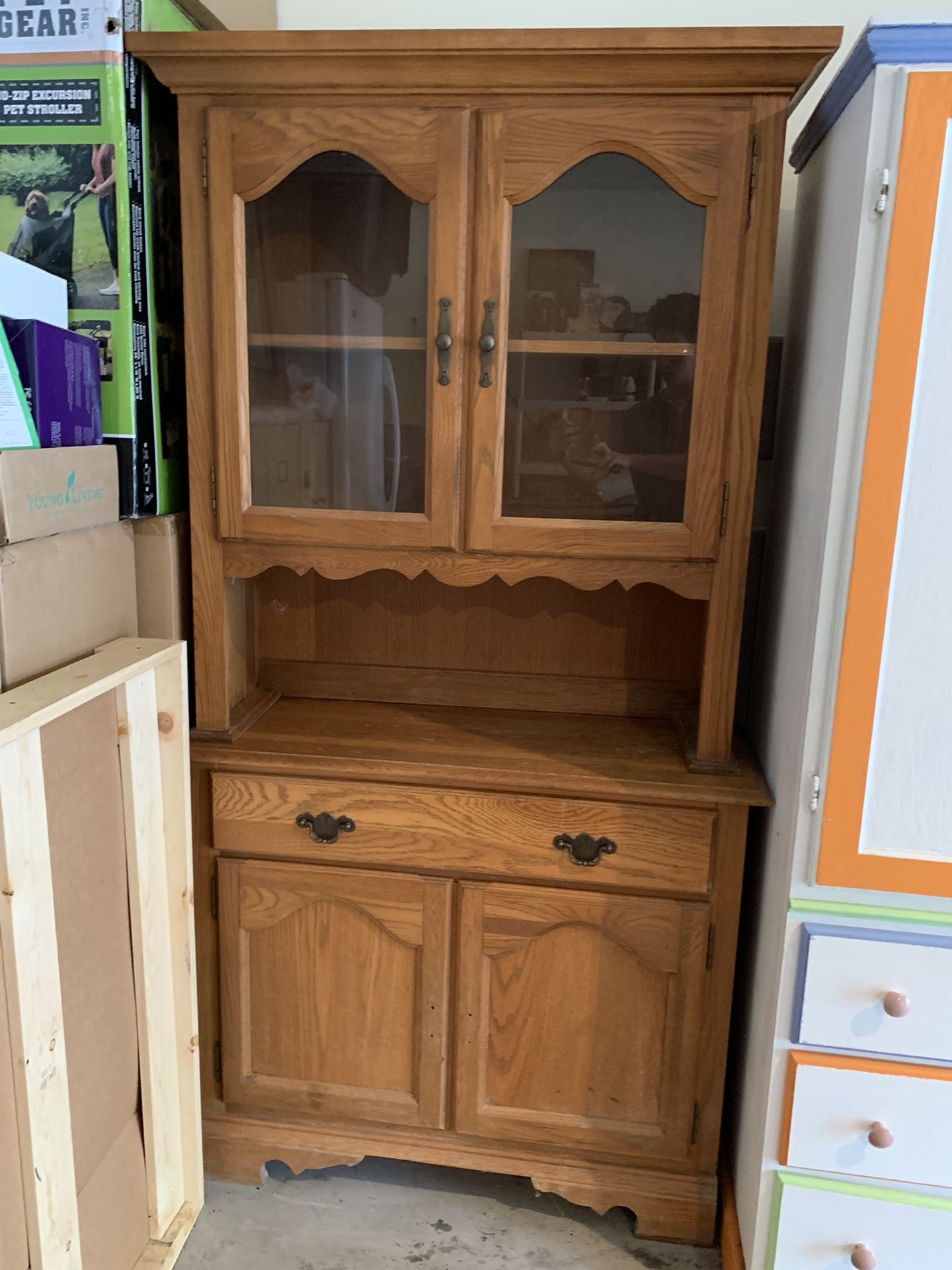 China cabinet 2 pieces