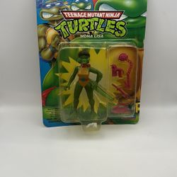 TMNT 1993 Teenage Mutant Ninja Turtle Mona Lisa New Sealed on Card