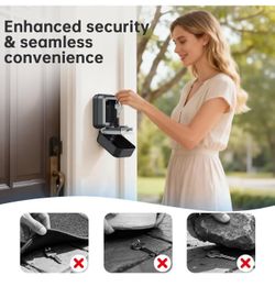 New Smart Key Lock Box with Bluetooth App & PIN Code