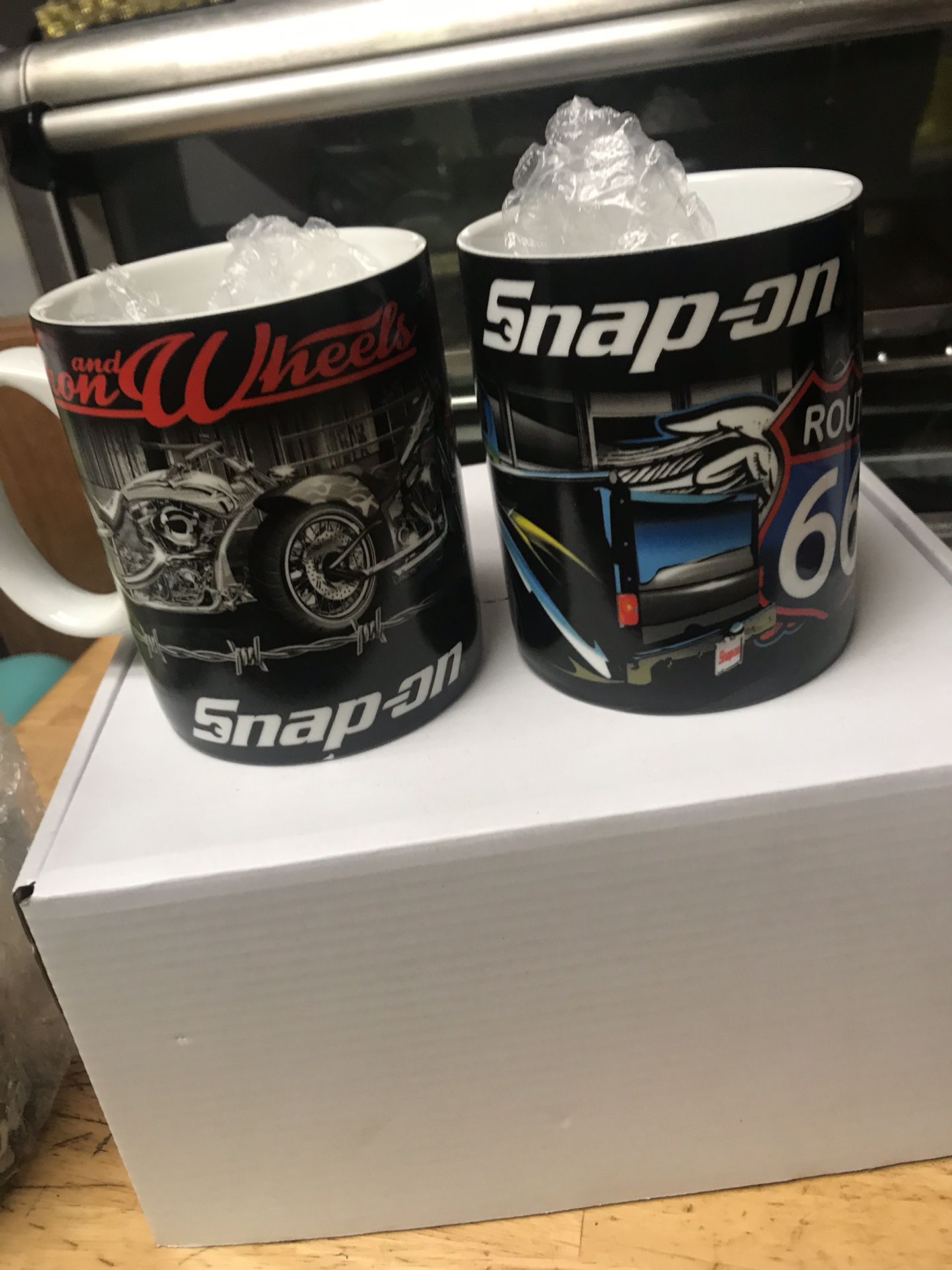 Custom snap on cups