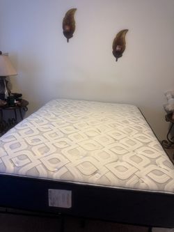 Queen Mattress with frame