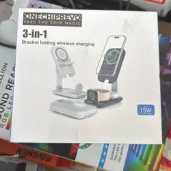 3 In 1 Bracket Folding Wireless Charging