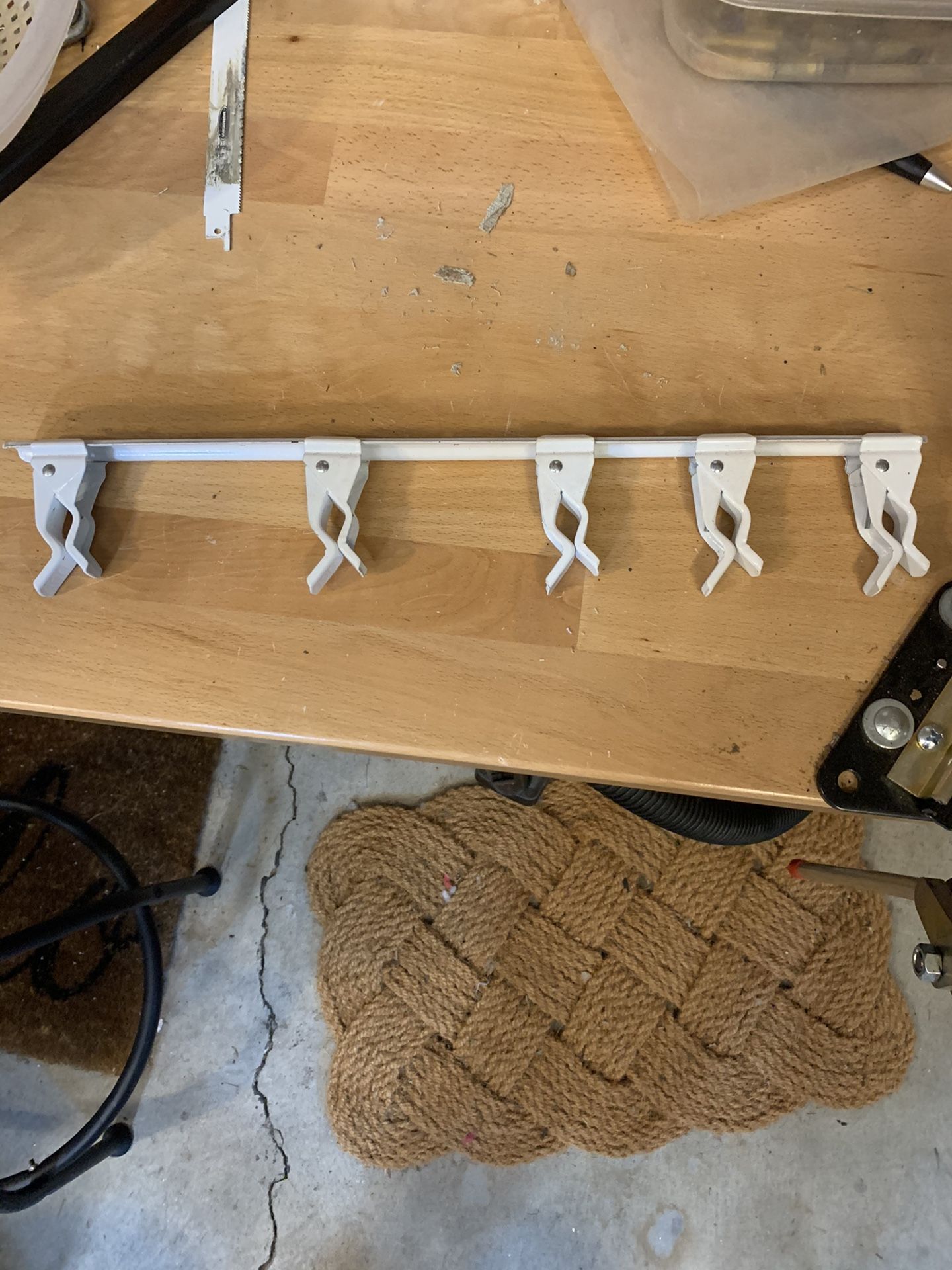 21” long handled wall mount tool holder