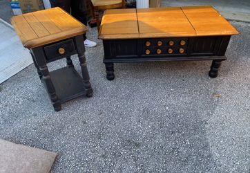 Coffee Table And Side Table