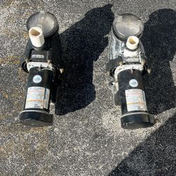 2 Used Pool Pumps And Motors