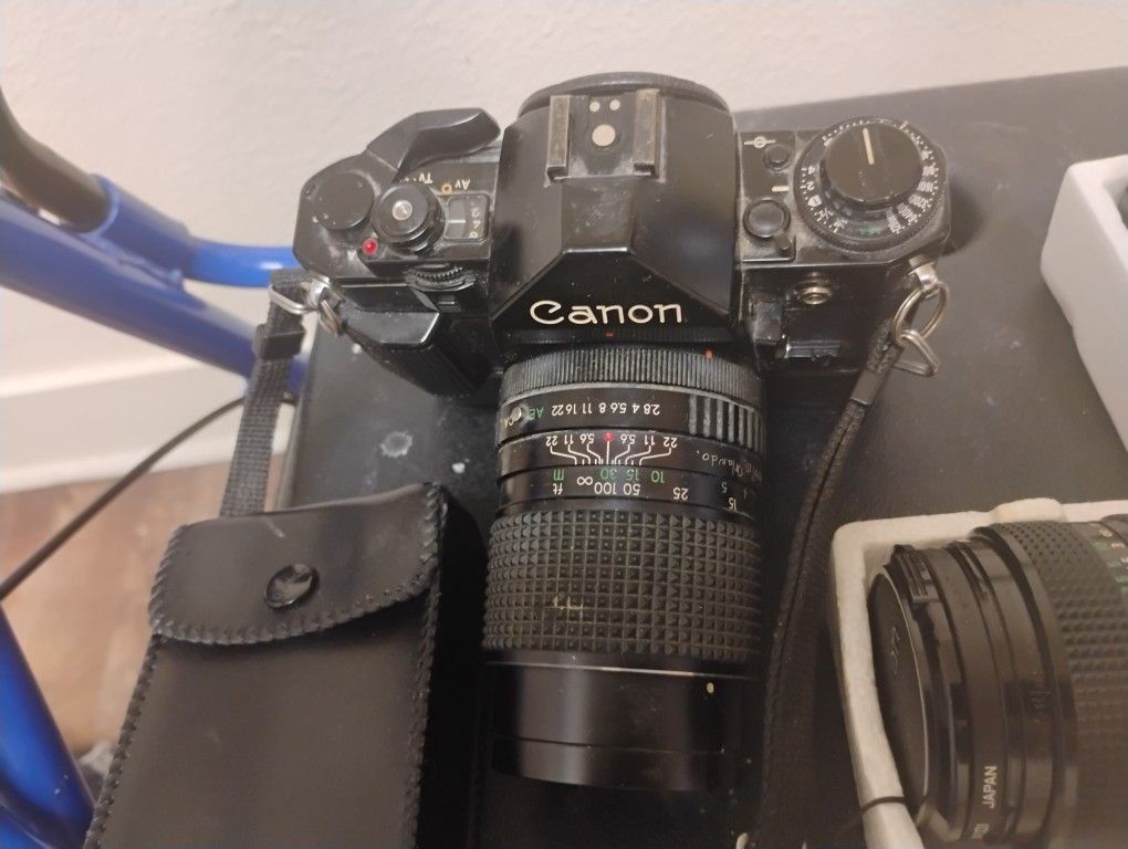 vintage Canon cameras