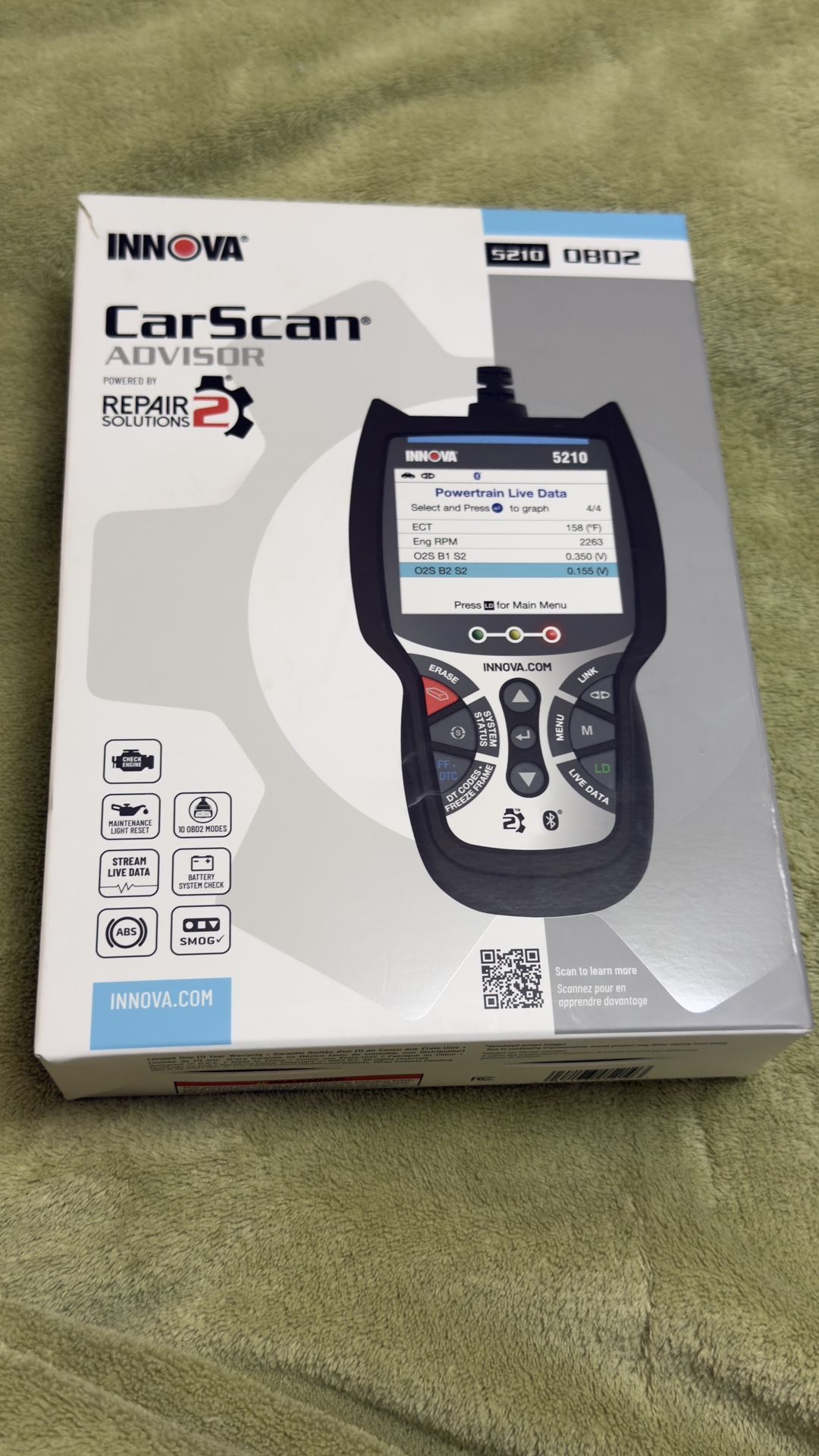 Innova OBD Code Reader - 5210 - Car Scan / Tester