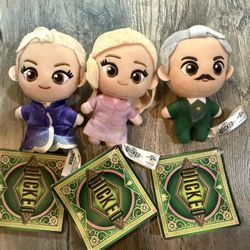 RARE Wicked witch Plush Doll 10cm Set of 3 2025 Prize Limited