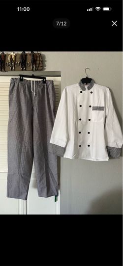 Chef Uniform Set Coat and Pants