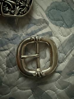 Chrome heart gunslinger buckle