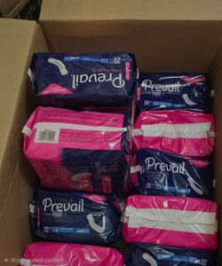 Prevail Women's Pads for Bladder Leaks Period, 20 ct Moderate Absorbency 12pk