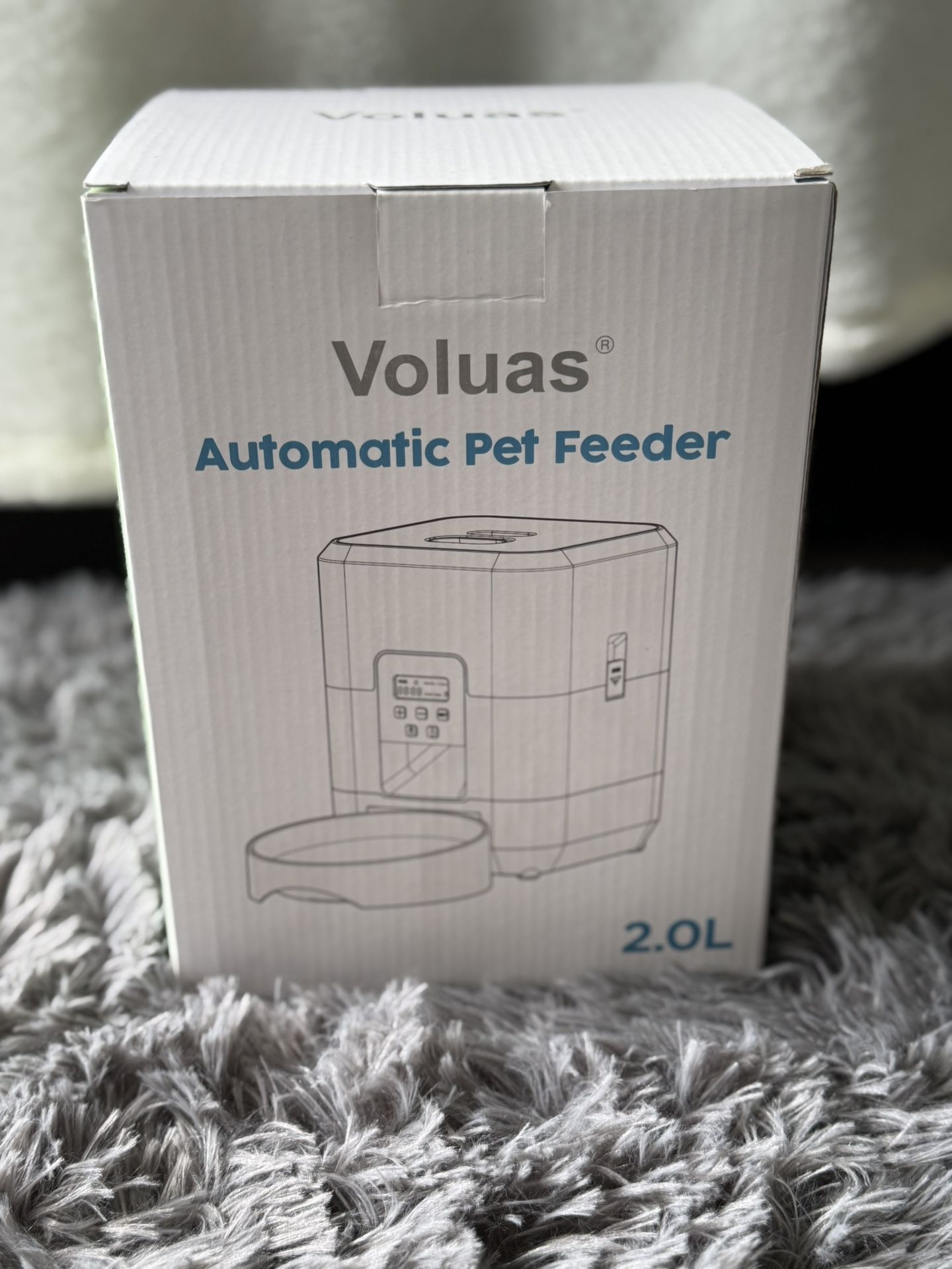 🔥New🔥 Voluas Automatic Pet Feeder – 2.0L Capacity –