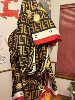 Fendi Xl Silk Scarf 🧣 