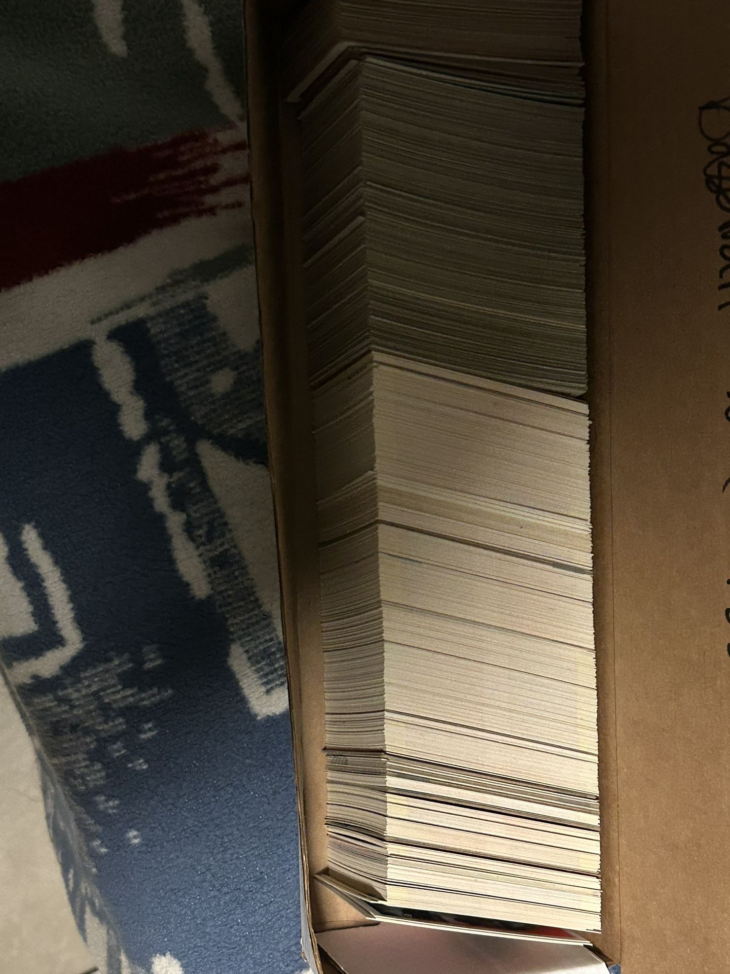 baseball and football card lot