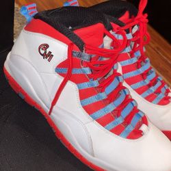 Jordan 10 “Chicago Flag” Size 12