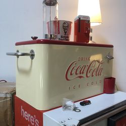 Large Coca-Cola ice chest as in picture.  it’s beautiful Collector chest 😊