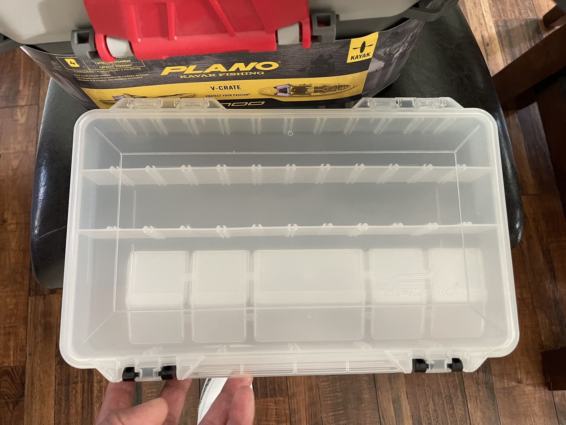 Plano Fishing Kayak Tackle Box Crate for Sale in Irving, TX OfferUp
