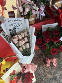 Heart Shaped Roses Valentine 