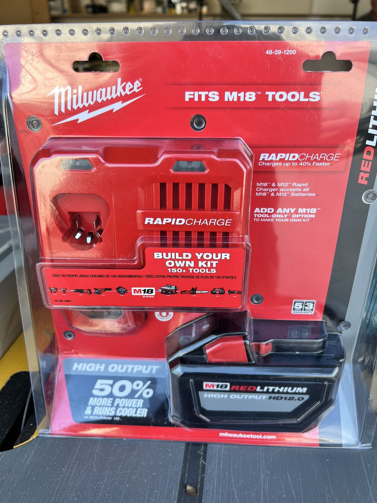 Milwukee 18-Volt Lithium-Ion High Output Starter Kit