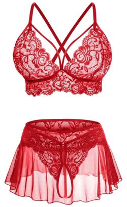 Sexy red lingerie $10