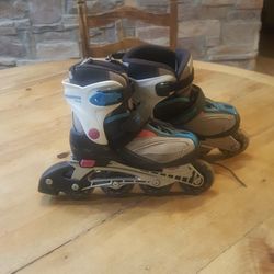 Kids Roller Blades Size 1 To 4 Adjustable