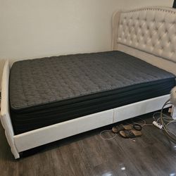 BED FRAME ONLY MATTERS NOT INCLUDED!