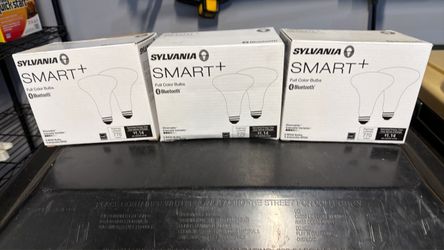 Sylvania Smart+ Full Color Bluetooth BR30 Bulbs – 3 Boxes
