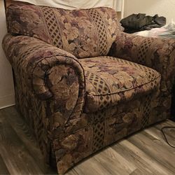 Floral Armchair