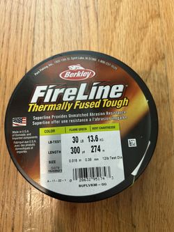 Berkley Fireline 30# Flame Green 300 Yds Spool