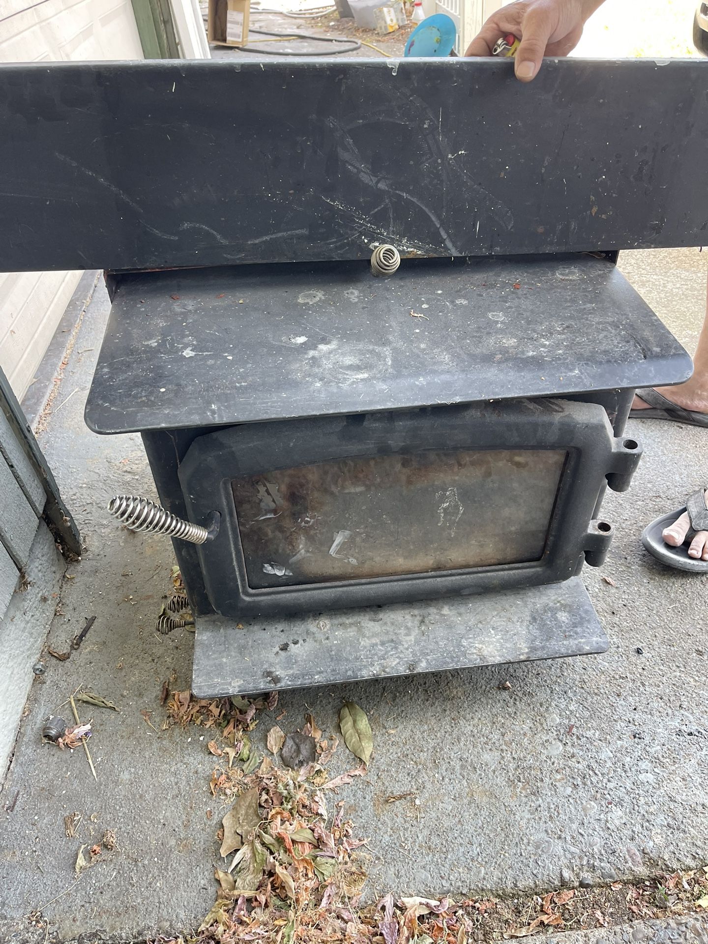 Vintage Fireplace With Adaptors