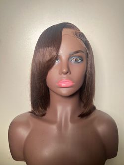 12” Transparent Lace Closure Wig