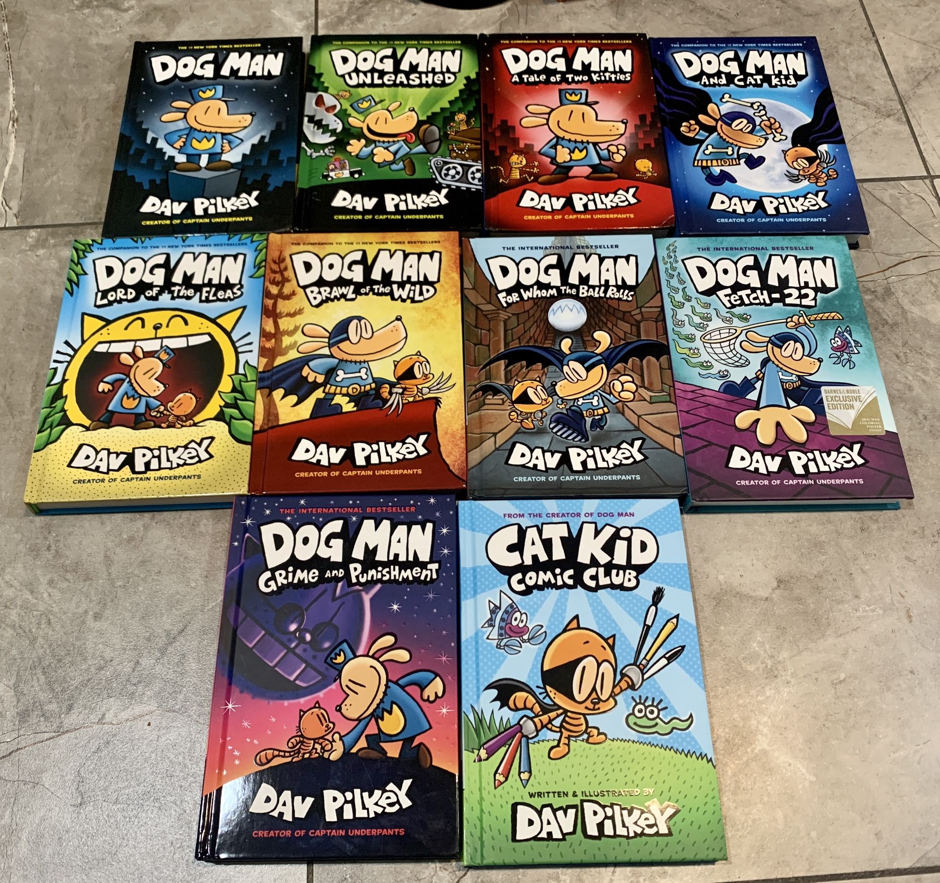 Dog Man Series Books (10 Books