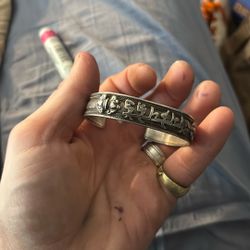 Silver Tibetan Bracelet 