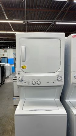 GE stacked washer 3.8 cu ft and dryer 7 cu ft