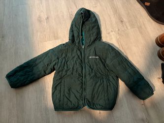 4T Columbia Boys Jacket Reversible Pattern on Inside