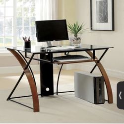 Office Desk With Sliding Keyboard Tray