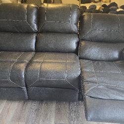 Real Leather Sofa