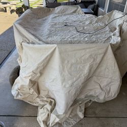 Huge Outdoor Table Cover. Don’t Know Demensions