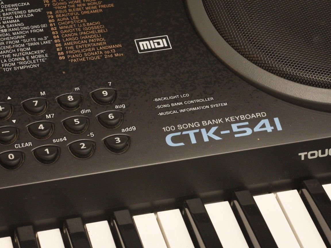 Casio CTK-541 Electronic Keyboard MIDI Tested Working 100 Tones No