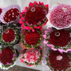 Flower bouquet for Valentine’s Day