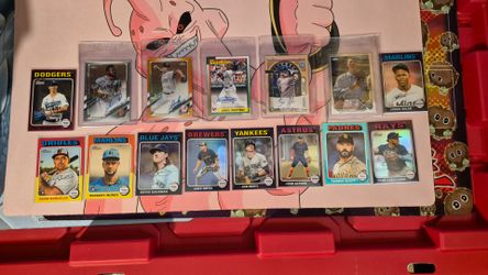 Baseball Cards Topps Autographs, numbered holos