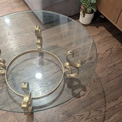 Glass Coffee Table Unique Design Price Negotiable