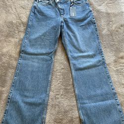 Weekday Wide Leg (high rise jeans)