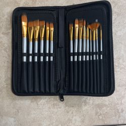 13 Pcs Makeup Brush Set With Case New