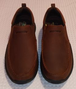 Skechers Relaxed Fit, Air Cooled Memory Foam Loafer Shoes Men's Size 10.5 $40